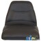 A & I Products Seat, Michigan Style, w/ Slide Track, Deluxe Cushion, BLK 25" x19" x12" A-TMS111BL - alternate 2